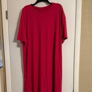 Source Unknown Bold Red Maxi Dress